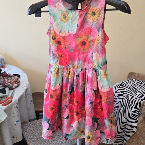 Nutmeg girls pink floral fit - pink,