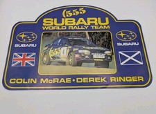 Colin Mcrae/Derek Ringer 555 Subaru World Rally Team Poster 1995 11"X7.5" F/Post