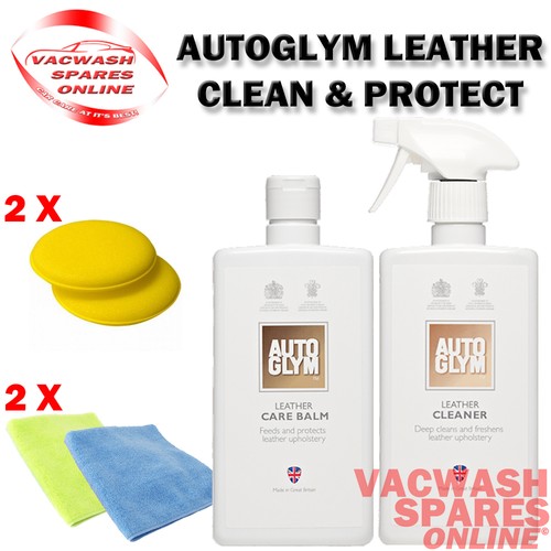 Autoglym leather cleaner - cleaner, and
