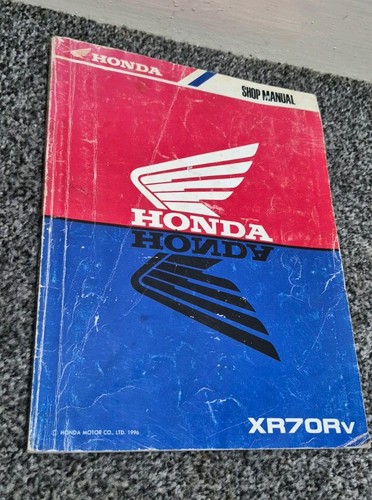 Honda xr70r xr70 - xr70, owner's