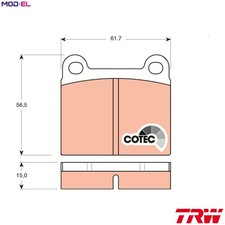 BRAKE PAD SET DISC BRAKE