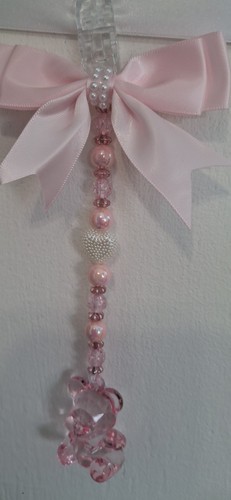 Pram charms new pink - pram, crystal