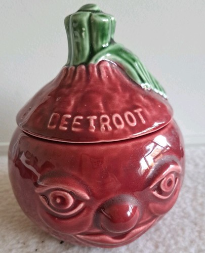 Beetroot vintage face pot - , /