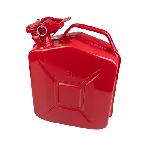 Red metal jerry - metal,