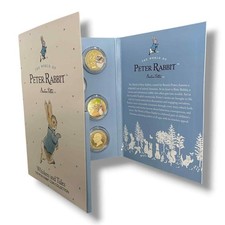Peter Rabbit Complete 2025 Coin Collection Folder Set Beatrix Potter Coins