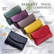 Unisex Pebble Leather Wallet