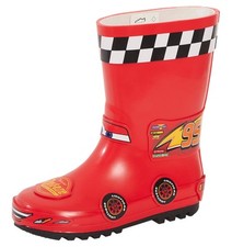 Disney Cars Wellies 3D Lightning McQueen Rubber Wellington Boots Boys Rain Boots