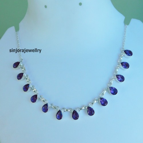 Amethyst gemstone 925 sterling - amethyst,