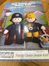 Jean Greenhowe’s Mascot Dolls Knitting Patterns Booklet 10 Dolls Plus Stands