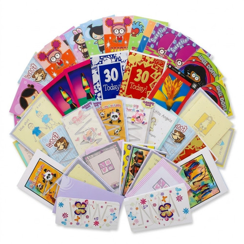 600 birthday greetings cards - 600,