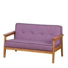 NQP Kids 2 Seater Purple Material Sofa- FREE SET UP- LOCAL DELIVERY ONLY