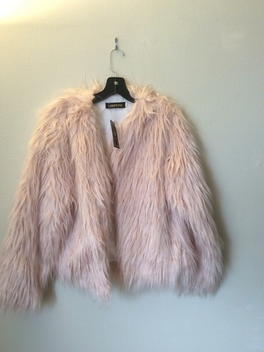 Lanshifei faux fur pink coat - fur,