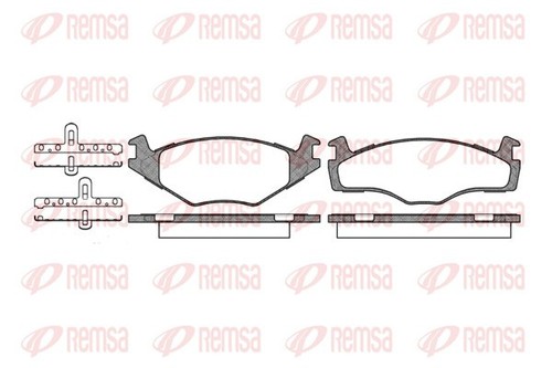 Remsa 0171 brake pad set - remsa,