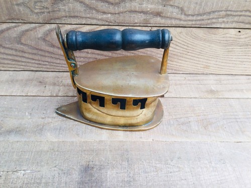 Decorative brass flat iron - brass,