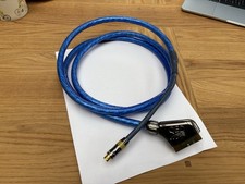 QED Scart To S-Video Dual Screen Silver Performance Cable. 2m Long. Unused.