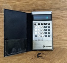 Vintage Rockwell The 24k II Calculator Will Need New Batteries 