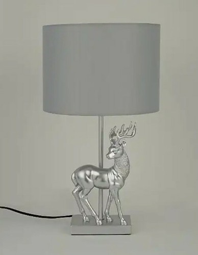 43cm long silver stag grey - 43cm,