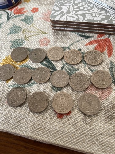 20pence with various dates - 20pence,