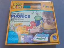 ? Hot Dots Let's Learn Phonics 3 Interactive Books & Talking Pen 192 Activitys