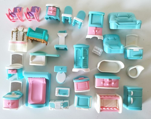Vintage dolls house furniture - dolls,