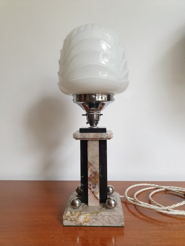 Art deco table lamp - table, original