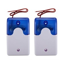 Wired strobe warning siren - wired,