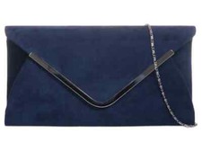 Women Plain Suede Envelope