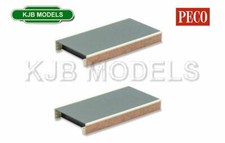 BNIB OO Gauge PECO ST-290 Platform Straight, Brick Type - Plastic Kit
