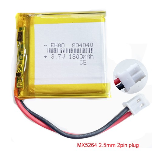 1800mah 804040 lipo - 3.7v,