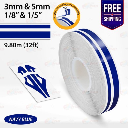 Navy blue 3mm - navy, vinyl
