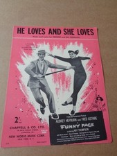 Audrey Hepburn/Fred Astaire - Funny Face 1957 sheet music (2)