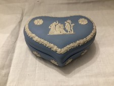 Blue Wedgwood Heart Shaped