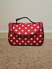 Red Polka Dot Make Up Bag