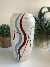 Large Vintage West German Bay Keramik Mid Century Modern Vase Retro 35 Cm Tall