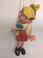 Vintage Pelham Puppet Pinocchio Disney Boy With Modified Original Box