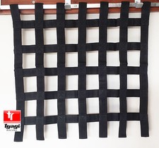 46x86cm (18x34") BLACK RACING RIBBON WINDOW NET AUTOGRASS STOCK CAR BRISCA RALLY