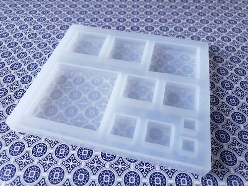 Tiles silicone mold dolls - tiles,
