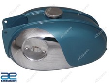 New Bsa Bantam D7 D10 D14 Blue Painted Chrome Plated Petrol Gas Fuel Tank GEc