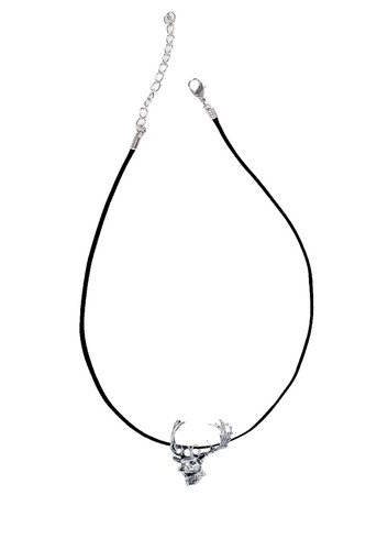 Black cord necklace - 21",