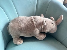 Disney Parks Conservation Fund Rhino Soft Plush Toy Teddy Stuffed Toy Cuddly 14”