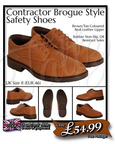 Contractor brogue tan brown - brogue, tan/brown