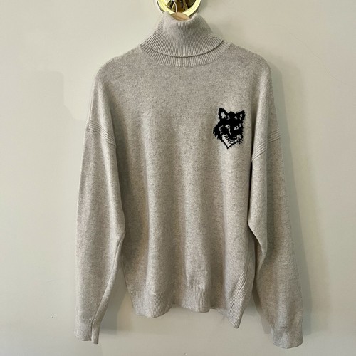 Maison kitsune intarsia fox - kitsune,