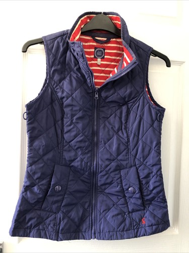 Ladies blue quilted - -, gilet