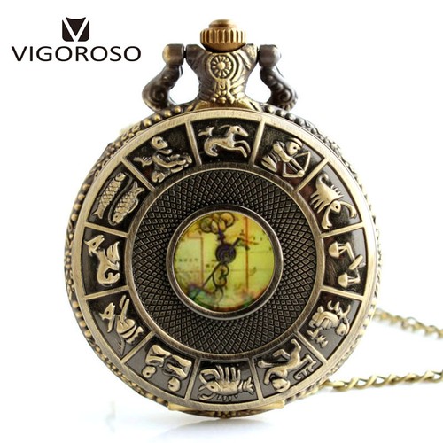 Vintage necklace pocket watch - vintage,