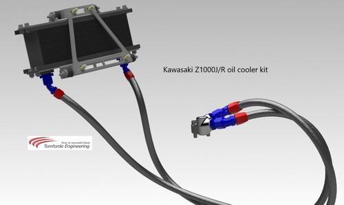 Racing oil cooler - kit, for