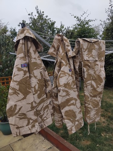 Army shirts and trouser desert - and,