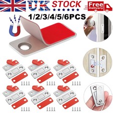 1-6X Drawer Strong Magnetic Door Catch Ultra Thin Cabinet Furniture Latch Screw