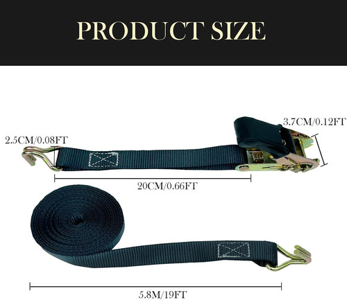 Ratchet straps 4pack x - 4,