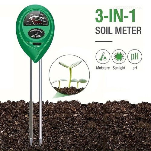 2pcs soil tester 3in1 water - soil,