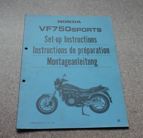 Assembly instructions honda - instructions, vf
